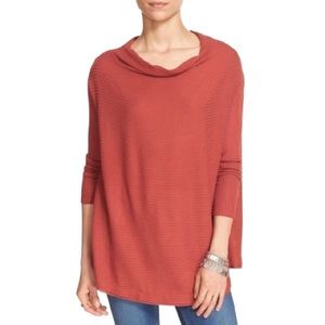 Free People Lover Rib Split Back Pullover